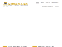 Tablet Screenshot of metasenseinc.com
